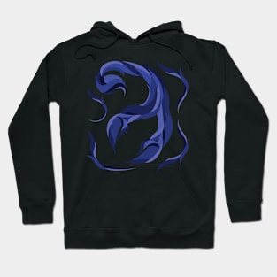 Scorpio Zodiac Sign - Blue Hoodie